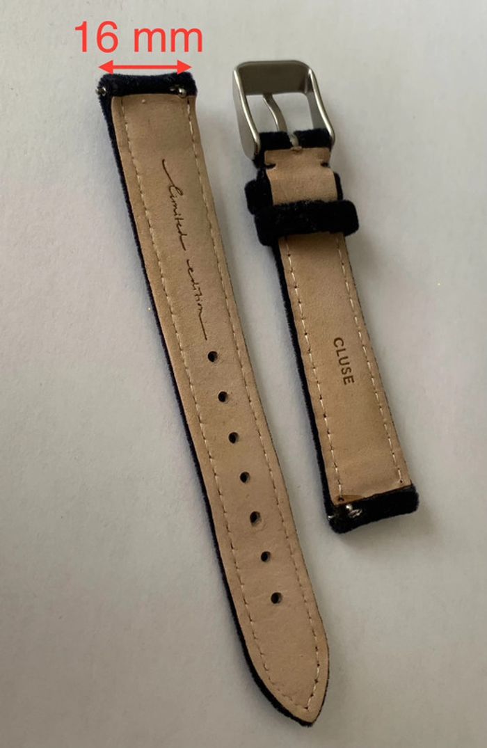Bracelet de montre Cluse en velours - photo numéro 4