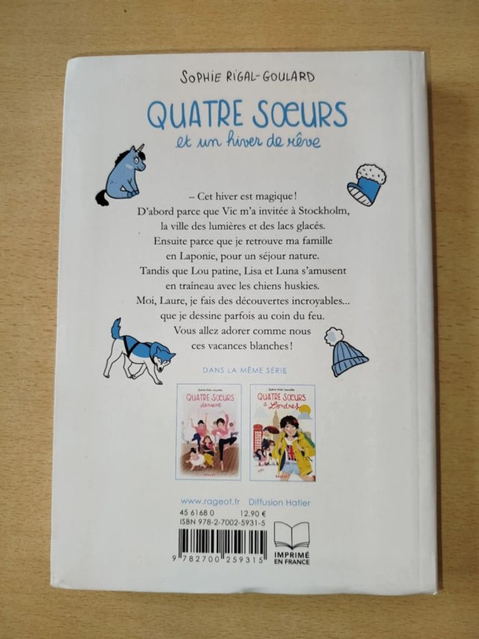 roman "Quatre sœurs et un hiver de rêve" - photo numéro 2