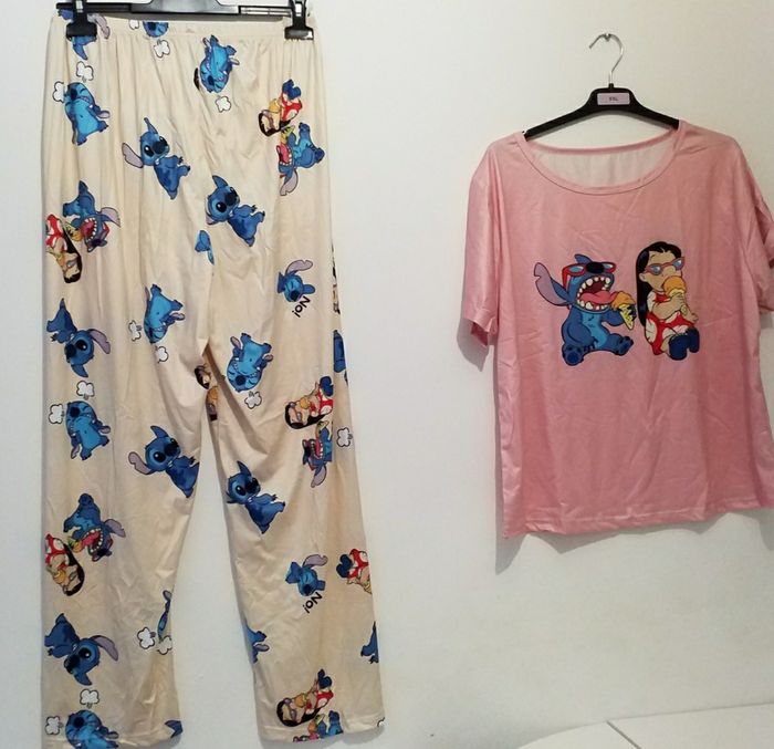 Pyjama femme imprimé stitch taille XL neuf - photo numéro 7