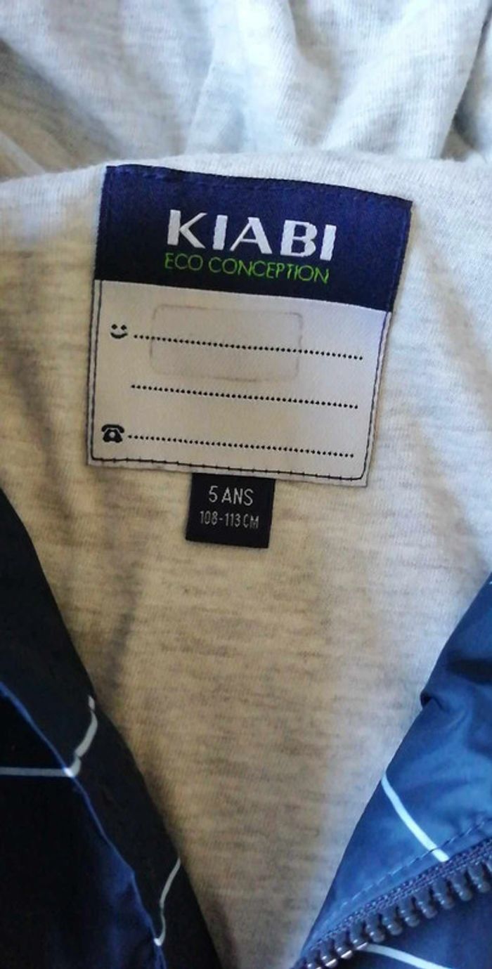Anorak rayé Kiabi 5 ans - photo numéro 2