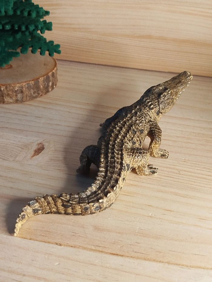 Schleich crocodile Alligator Figurine animal de la savane - photo numéro 4