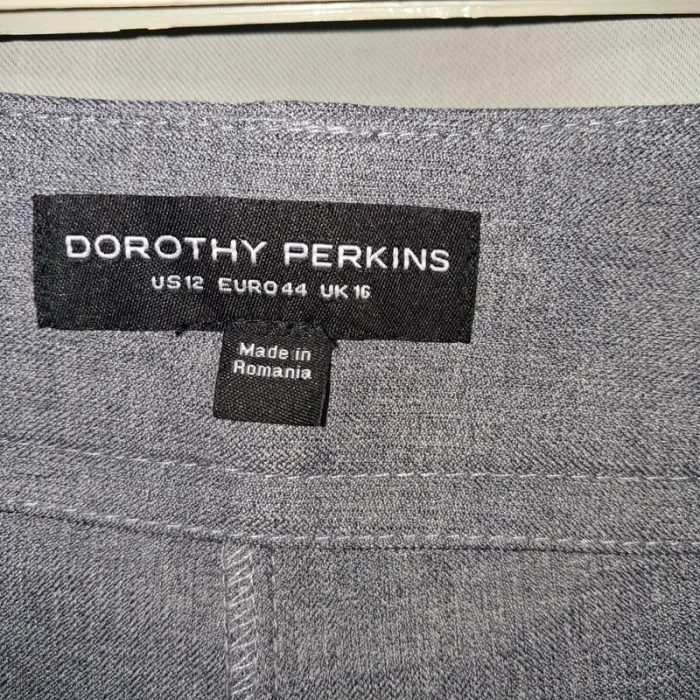 Pantalon Gris Dorothy Perkins - Taille 44 - Coupe Droite Chic - photo numéro 3