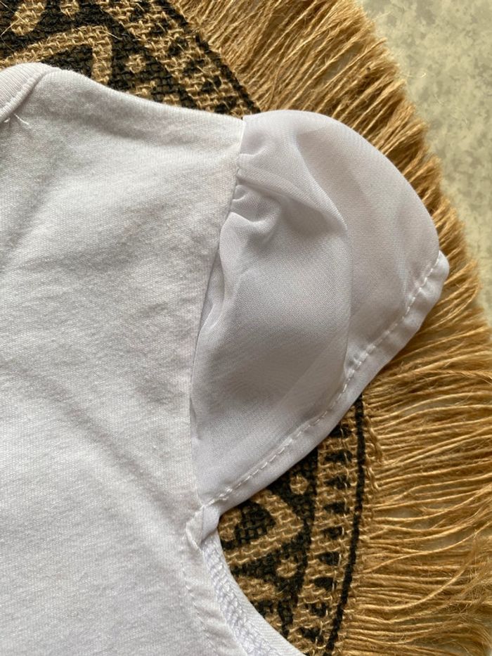 T-shirt blanc fruits 5ans - photo numéro 4