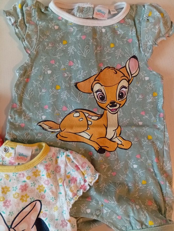 Lot de 3 barboteuses Disney - photo numéro 3