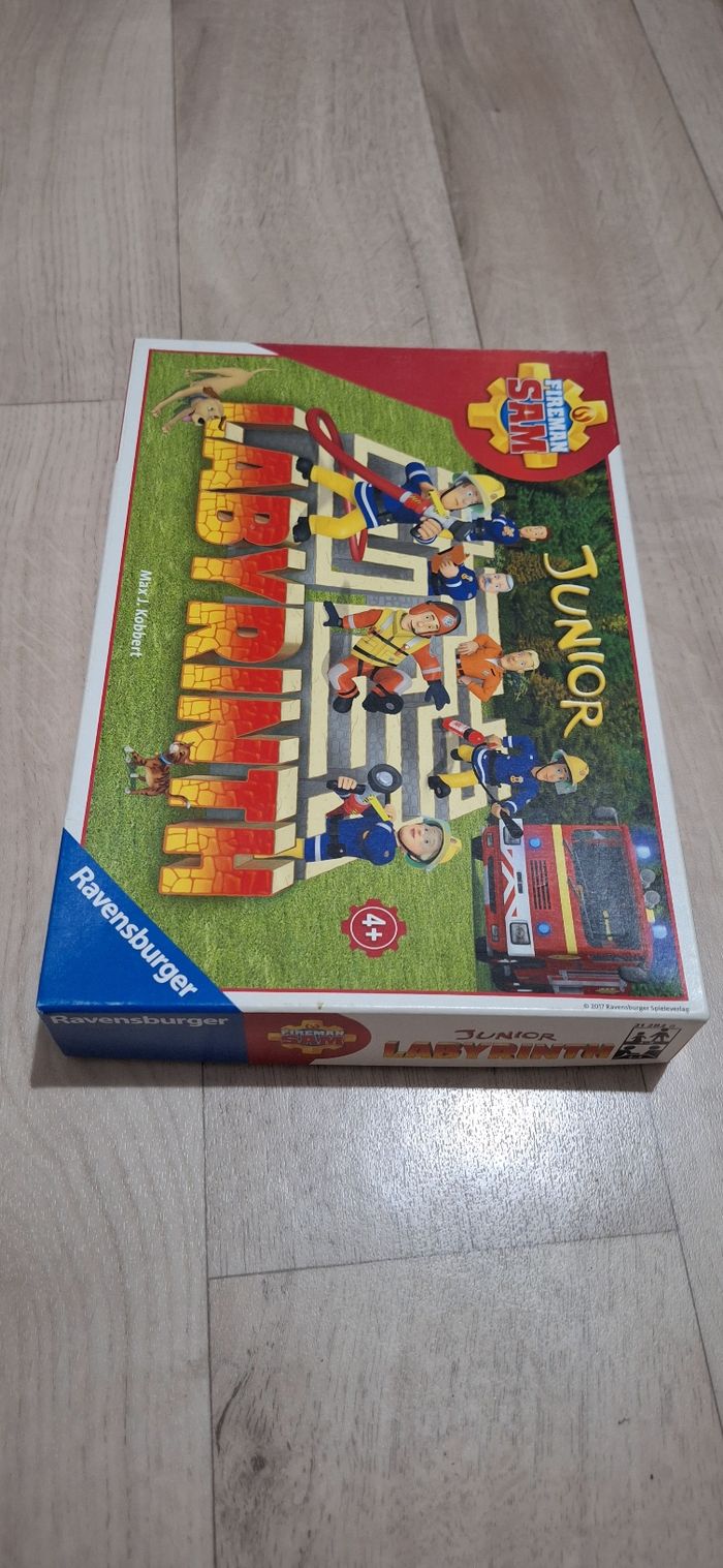 🧩 Jeu de société Junior Labyrinthe – Sam le Pompier (Ravensburger) – 4 ans+