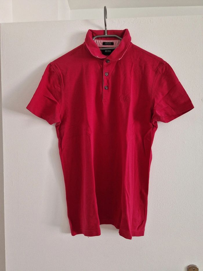 Polo rose Hugo Boss homme