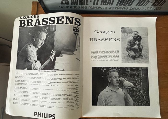 Programme Georges Brassens Bobino 1969 1970 - photo numéro 4