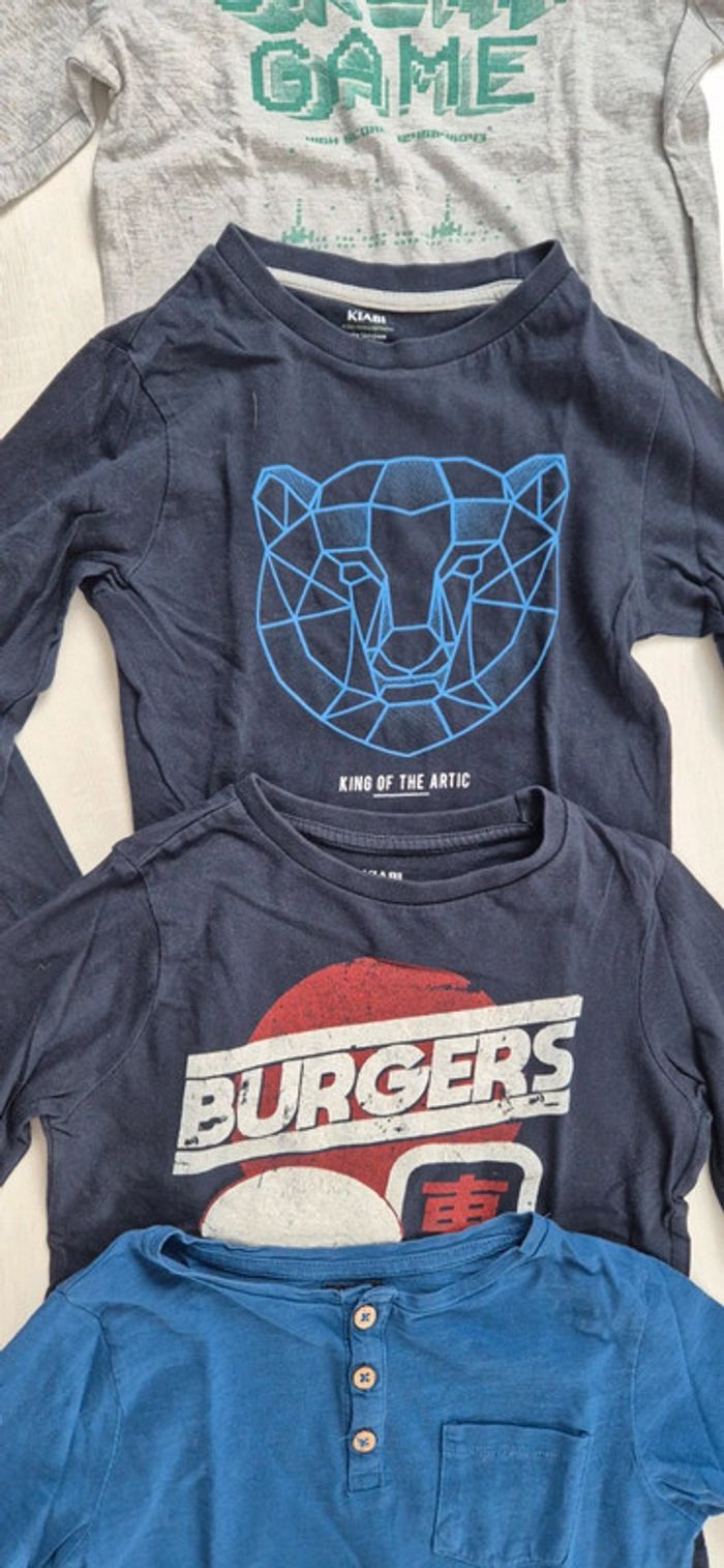 Lot de 5 t-shirts manches longues 6 ans - photo numéro 3