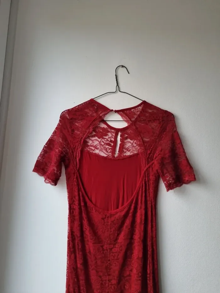 robe de soiree dentelle dos nu jennyfer - photo numéro 3