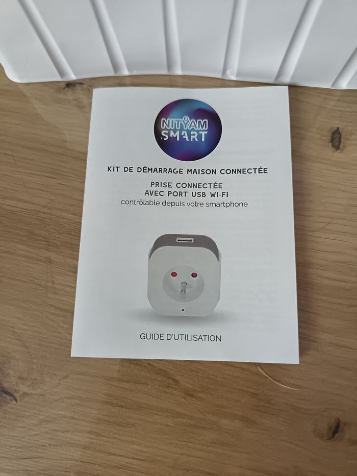 Kit  prise et ampoule connectées neuves  de marque NITYAM - photo numéro 3