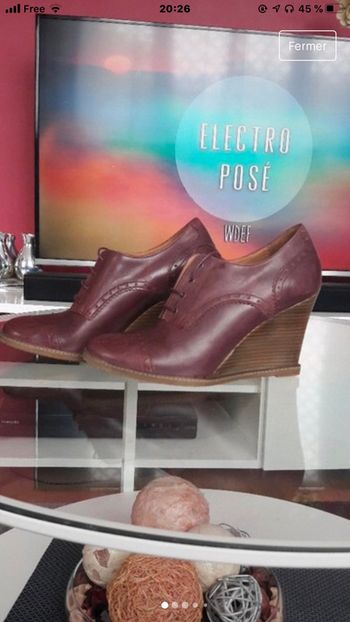 Chaussure compensée