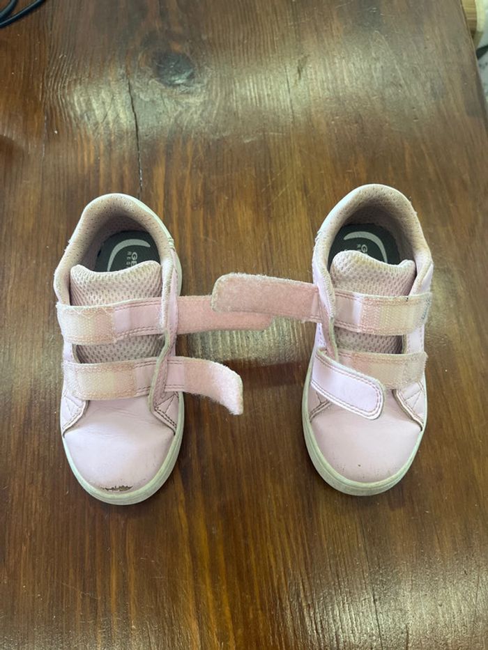 Geox 25 baskettes rose cuir - photo numéro 2