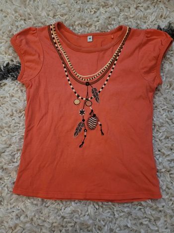 T-shirt corail attrape-rêve 8 ans