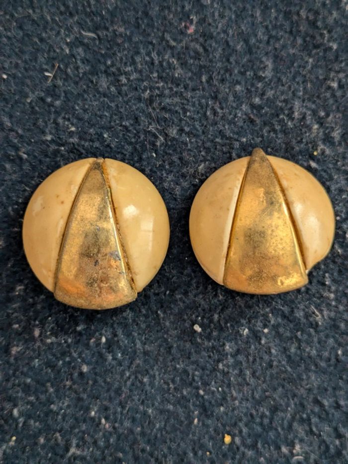 Boucles d'oreilles a clips vintage