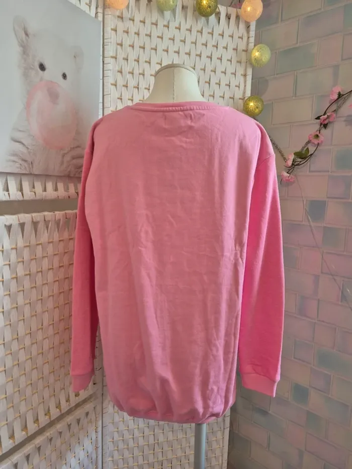 💕Jolie Sweat Long Rose Femme TL / 40 American College 💕 - photo numéro 2