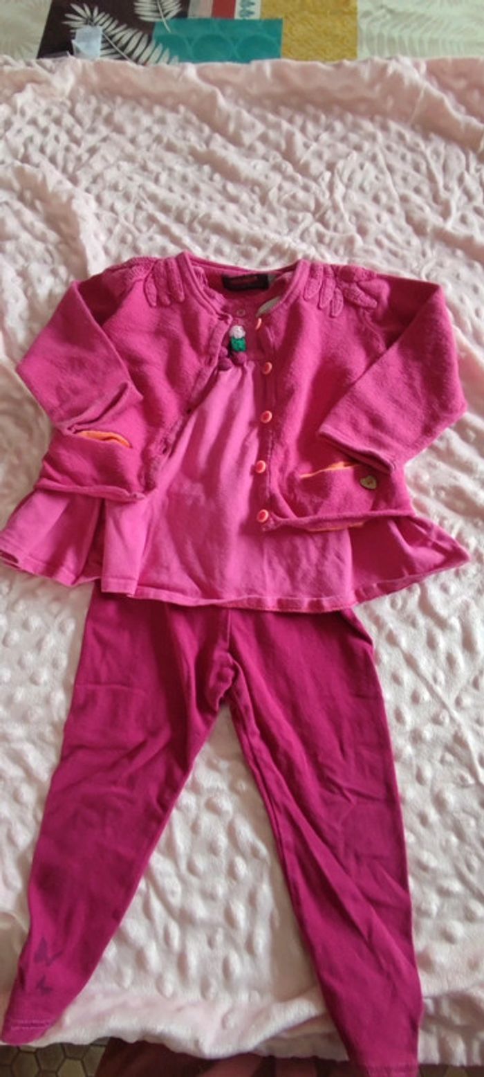 Ensemble rose catimini 18 mois - photo numéro 2