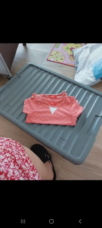 Tee-shirt fille manches courtes 6mois