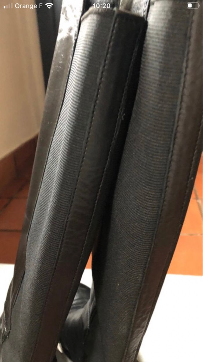 Bottes cuir noir - photo numéro 7