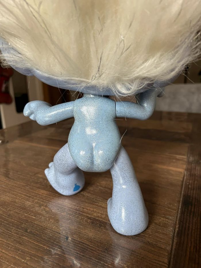 Figurine poupée - Hasbro 2015 - les trolls 2015 Hasbro Dreamworks bleu diamant paillettes oll - photo numéro 5