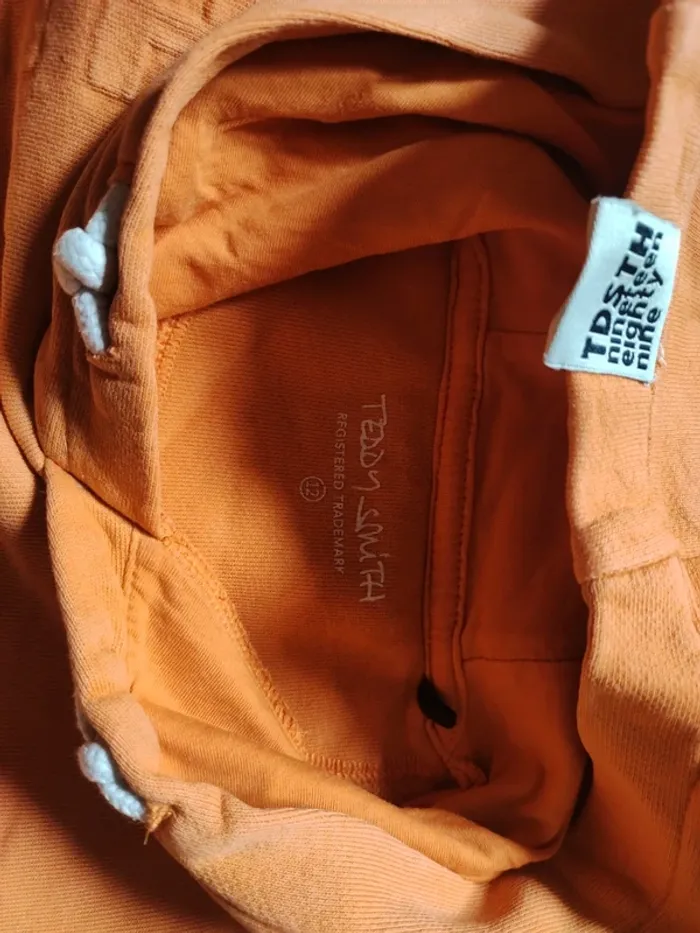 Sweat-shirt Teddy Smith orange - photo numéro 4