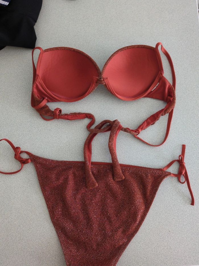 Maillot 2 pieces cuivre Calzedonia 42 - photo numéro 2