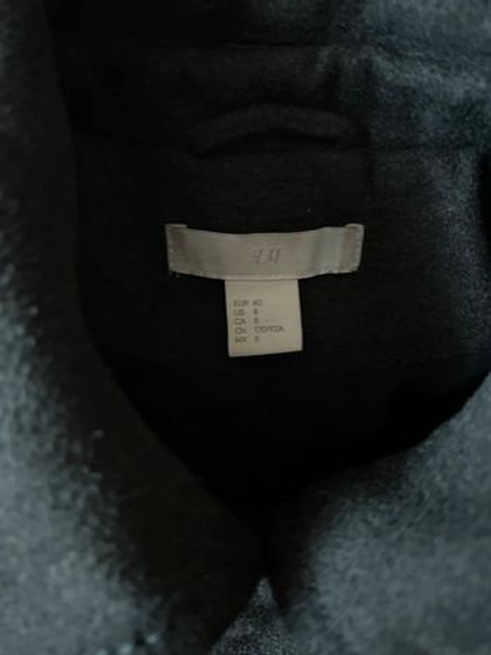 Caban manteau femme gris anthracite - photo numéro 8