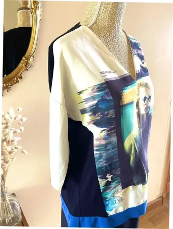 Sublime Haut graphique Zara - style arty et original