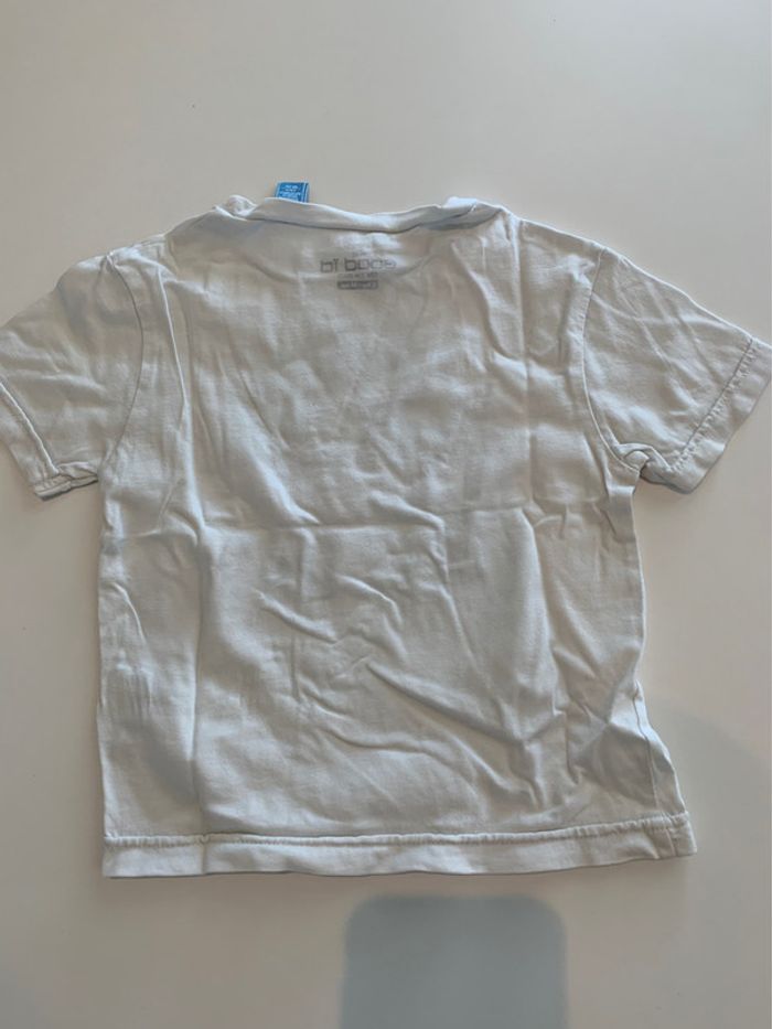 T-shirt Okaidi garçon 2 ans blanc - photo numéro 3