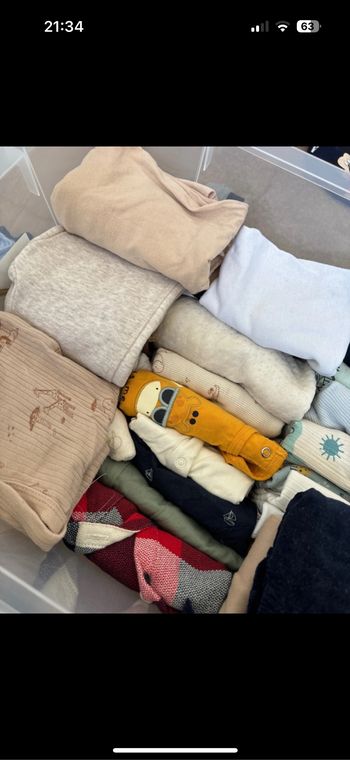 Lot vêtements bébé garçon
