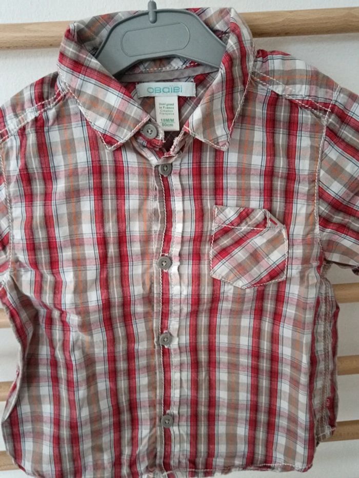 Chemise manche courte obaïbi - photo numéro 2