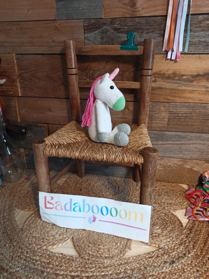 Peluche licorne Amigurumi crochet tbe
