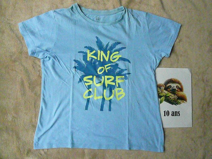 Lot de 2 tee-shirts garçon 10 ans (n°37) - photo numéro 3