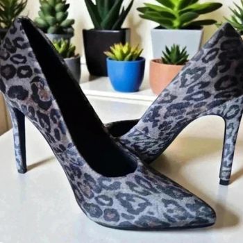 Bottes a talons style léopard 🌹38 🌹 velours