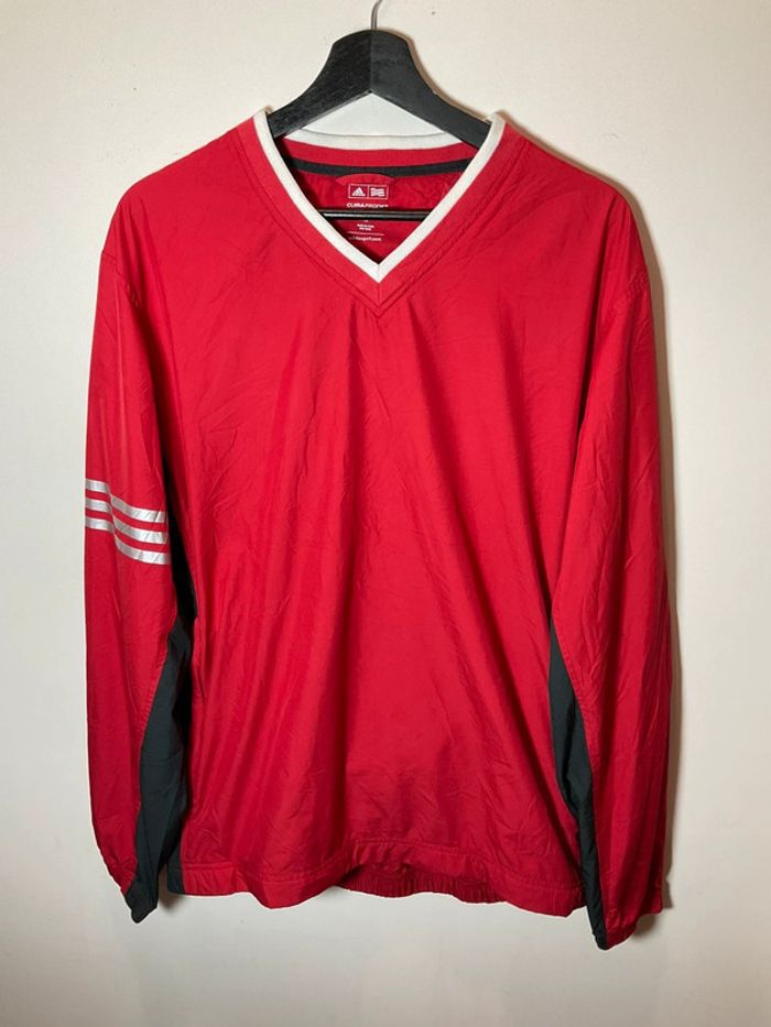 Sweat coupe-vent léger pour homme Adidas Golf rouge taille M 179