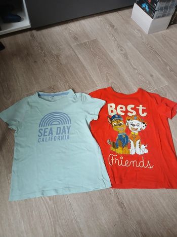 Lot de 2 tee shirts 8 ans garçon