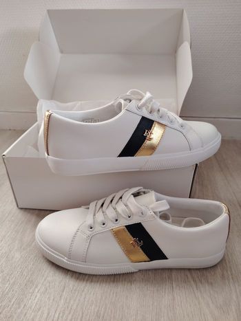 Baskets RALPH LAUREN - 100% Cuir - Neuves - 36