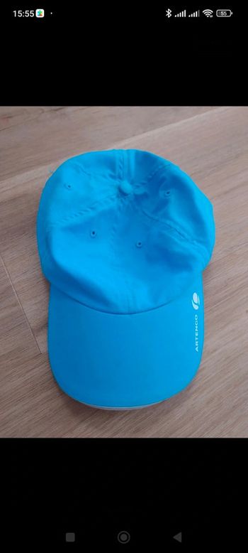 Casquette bleue Artengo Decathlon taille 51-56 cm