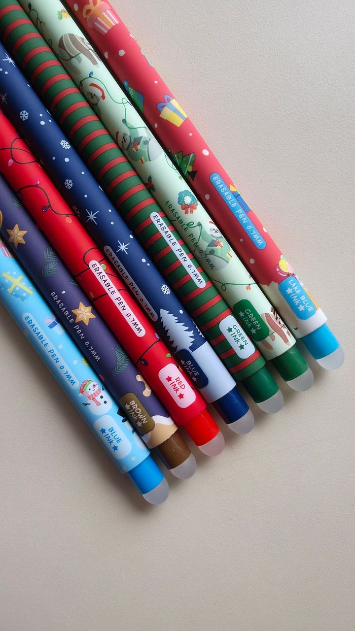 Lot de 7 stylos Noël - photo numéro 7
