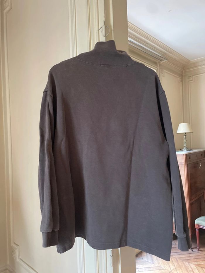 Pull Vintage Devred Marron col camionneur Taille XL - photo numéro 3
