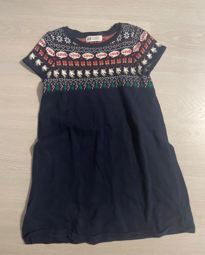 Robe pull Noël 6-8 ans - photo numéro 2