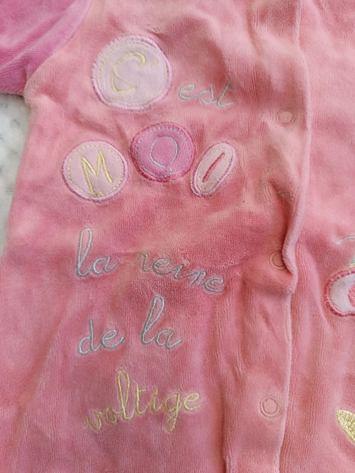 🔸 Pyjama 1 Pièce Rose - Kitchoun 3 mois 🔸 - photo numéro 2