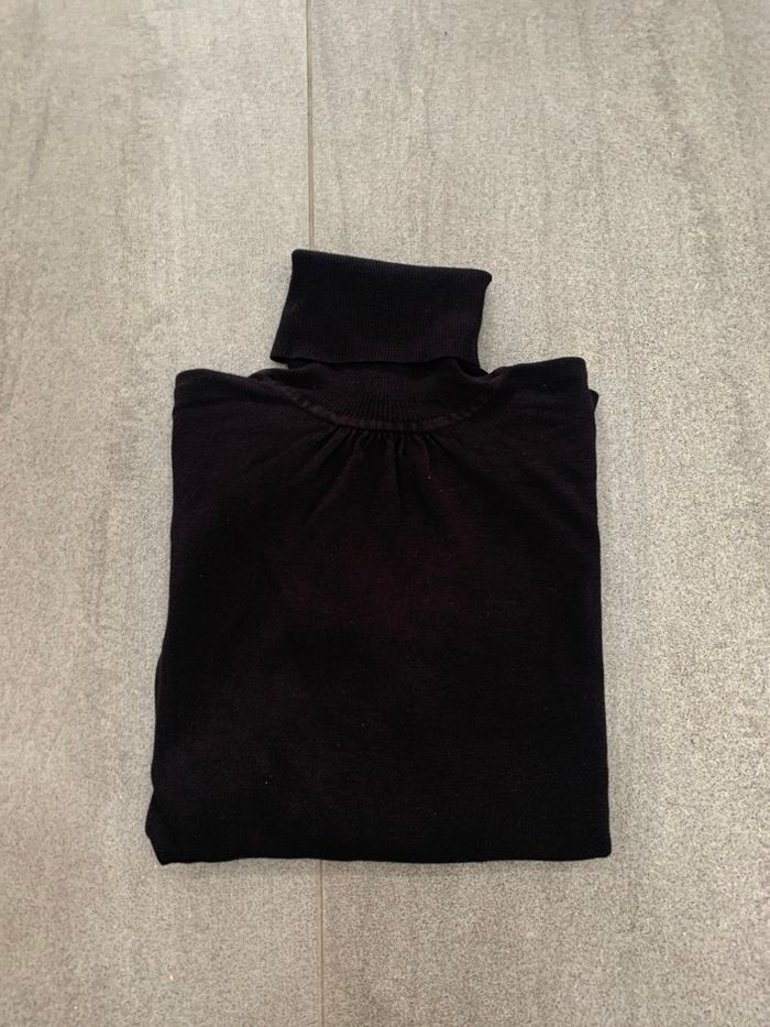 Pull Col roulé noir femme - photo numéro 4