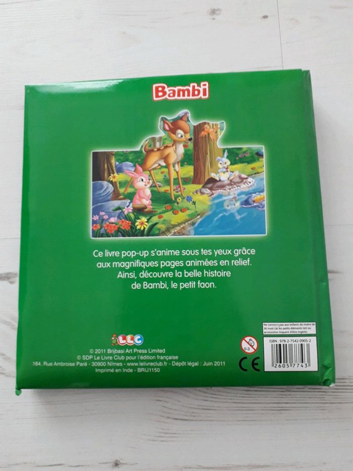 Livre Bambi Mon premier conte pop-up - photo numéro 4