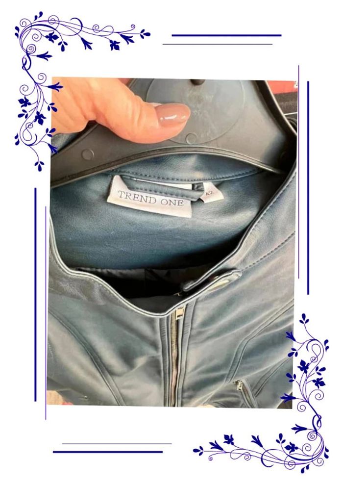 Veste bleu 42 Trend one neuve - photo numéro 3