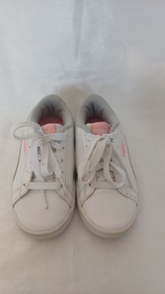 Baskets à lacets  blanches Puma