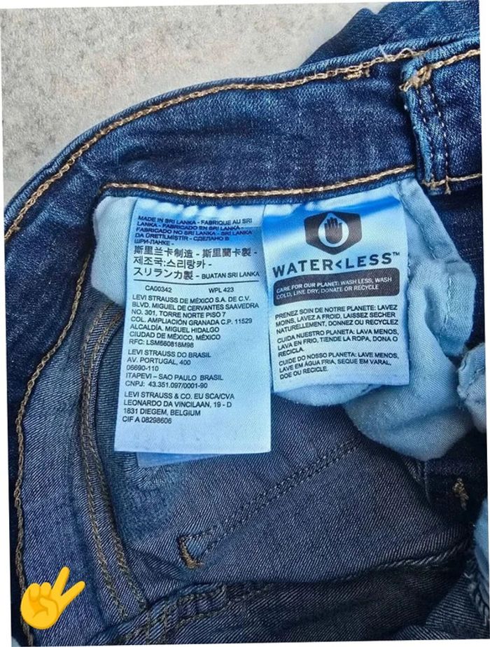 Jean Levi's 721  W26|FR36 L28 coupe droit bleu Femme-Women - photo numéro 7