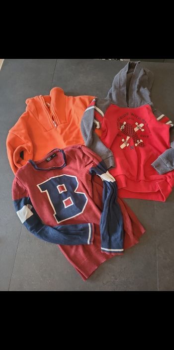Lot de 3 pull sweat 6 anq