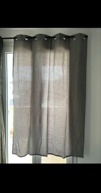 Rideau gris