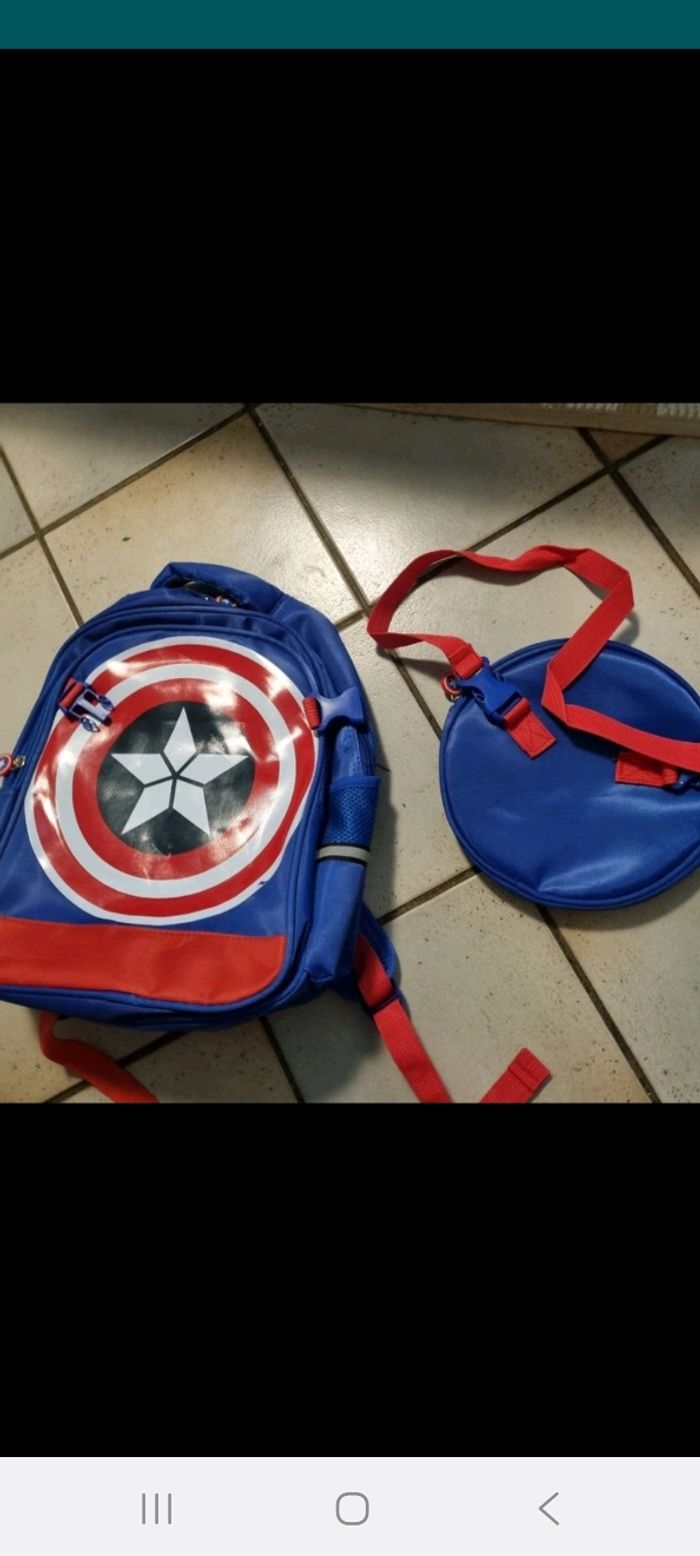 sac à dos AIRNESS Captain America- neuf - photo numéro 2