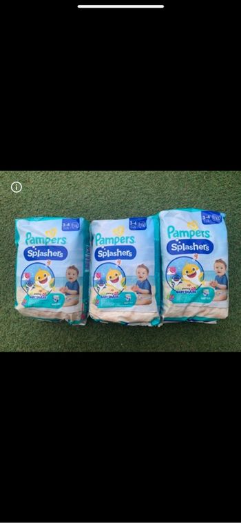 Lot couches piscine pampers splash
